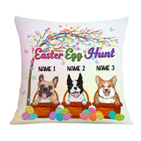 Personalized Easter Dog Mom Pillow JR213 23O36 thumb 1
