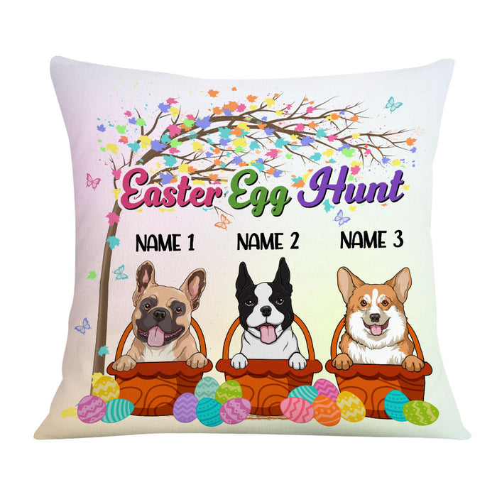 Personalized Easter Dog Mom Pillow JR213 23O36 1