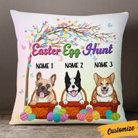 Personalized Easter Dog Mom Pillow JR213 23O36 thumb 1