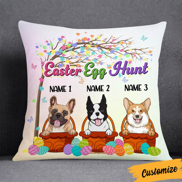 Personalized Easter Dog Mom Pillow JR213 23O36 1