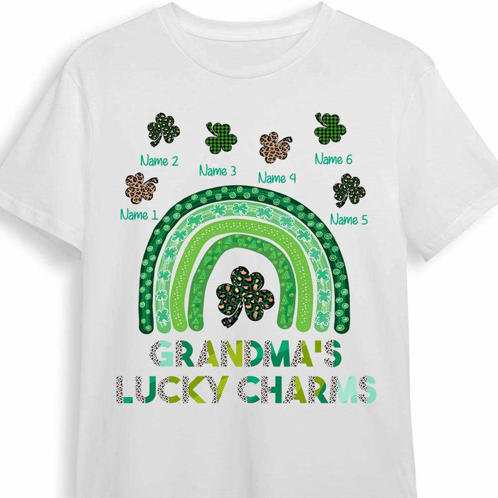 Personalized Grandma Patrick's Day T Shirt JR215 26O34 1