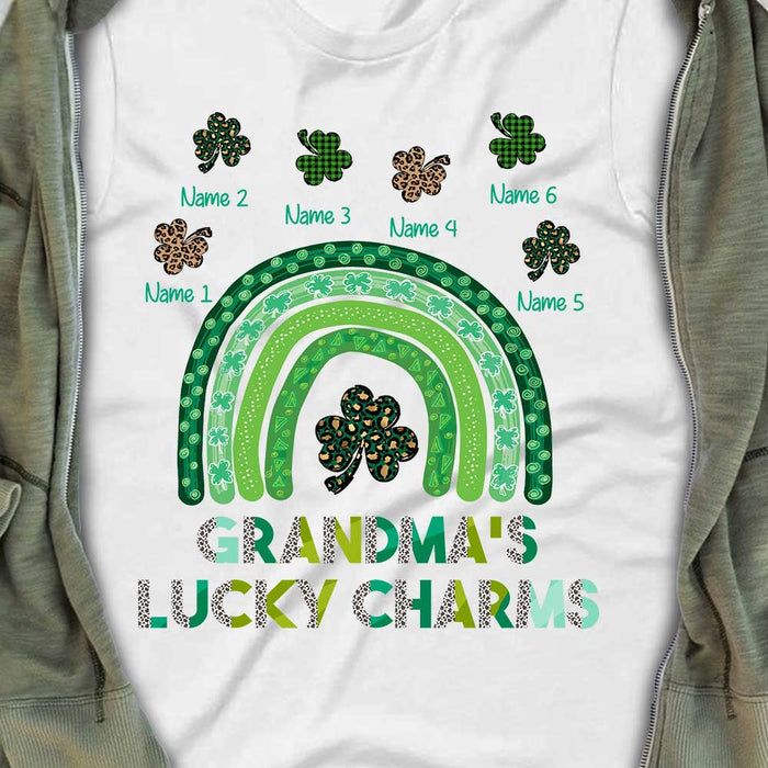 Personalized Grandma Patrick's Day T Shirt JR215 26O34 1