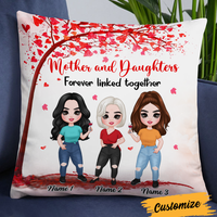Personalized Mother Daughter Love Pillow JR215 24O24 thumb 1