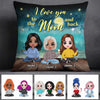 Personalized Mother Daughter Love To The Moon Pillow FB101 24O57 1