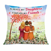 Personalized Mother Daughter Love Pillow JR249 24O23 thumb 1