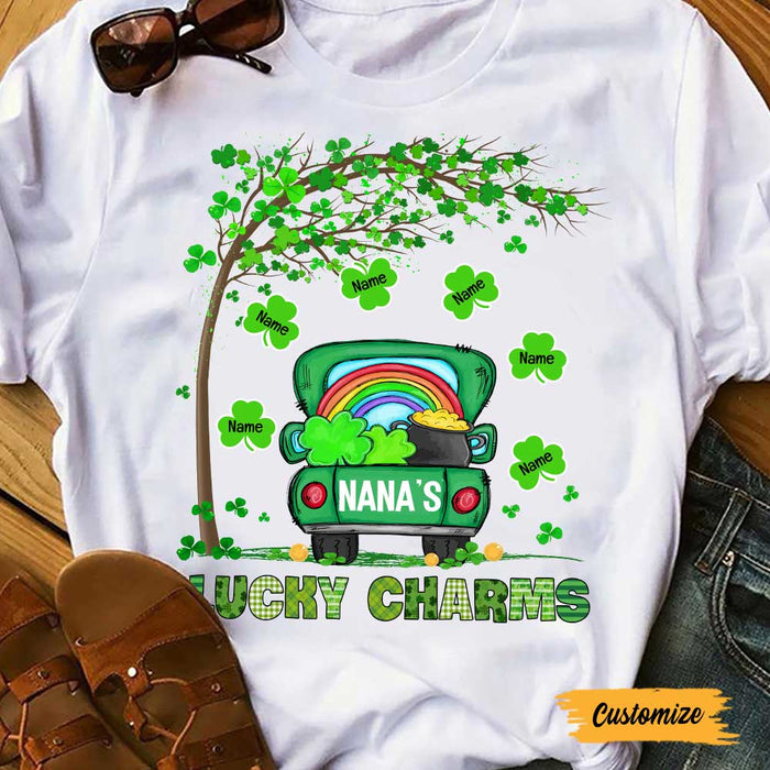 Personalized Mom Grandma Patrick's Day T Shirt JR211 95O47 1