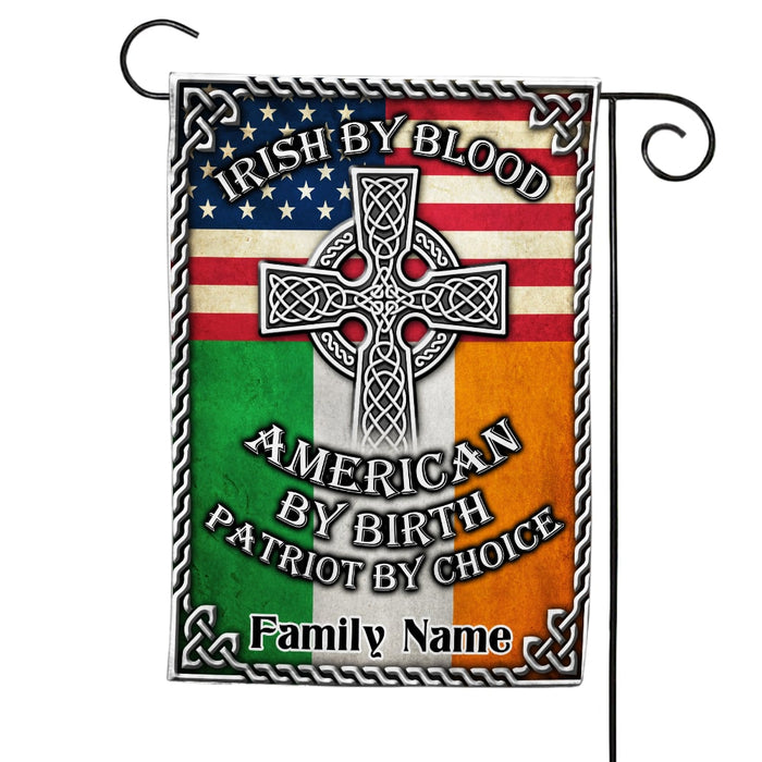 Personalized Patrick's Day Proud Irish American Flag JR211 24O53 1