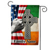 Personalized Patrick's Day Proud Irish American Flag JR212 24O53 1