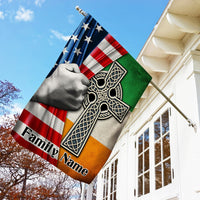 Personalized Patrick's Day Proud Irish American Flag JR212 24O53 thumb 1