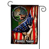 Personalized Patrick's Day Proud Irish American Flag JR213 24O53 1