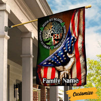 Personalized Patrick's Day Proud Irish American Flag JR213 24O53 thumb 1