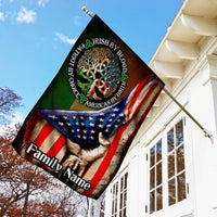 Personalized Patrick's Day Proud Irish American Flag JR213 24O53 thumb 1