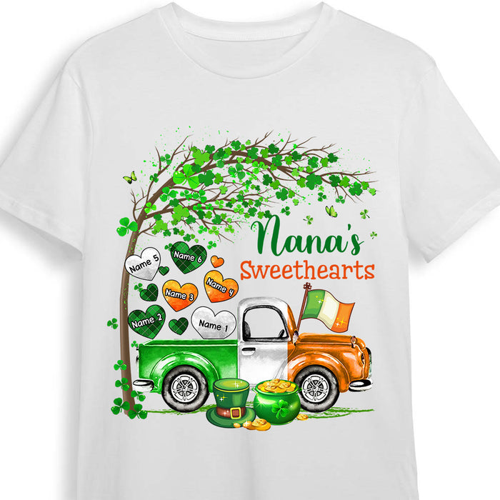 Personalized Mom Grandma Patrick's Day T Shirt JR265 24O36 1