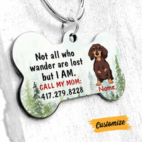 Personalized Dog Lost Wander Bone Pet Tag JR212 81O58 thumb 1