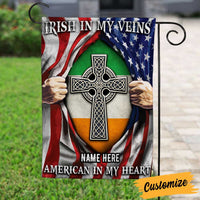 Personalized Patrick's Day Proud Irish Flag JR211 85O34 thumb 1