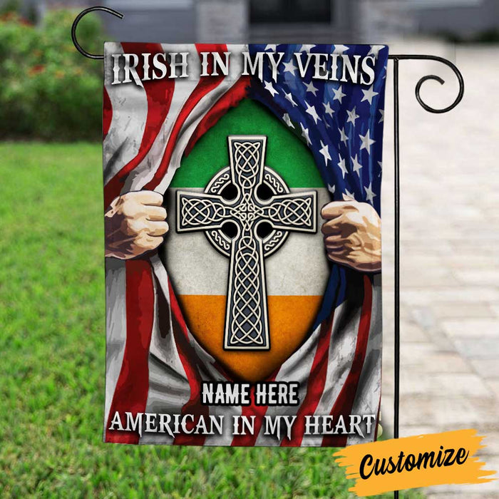 Personalized Patrick's Day Proud Irish Flag JR211 85O34 1