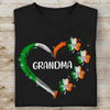 Personalized Mom Grandma Patrick's Day T Shirt JR262 24O57 1