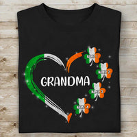 Personalized Mom Grandma Patrick's Day T Shirt JR262 24O57 thumb 1
