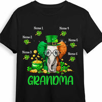 Personalized Mom Grandma Patrick's Day Elephant T Shirt JR214 85O47 thumb 1