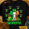 Personalized Mom Grandma Patrick's Day Elephant T Shirt JR214 85O47 1