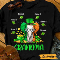 Personalized Mom Grandma Patrick's Day Elephant T Shirt JR214 85O47 thumb 1