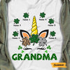 Personalized Mom Grandma Patrick's Day Unicorn T Shirt JR212 30O47 1