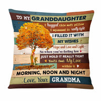 Personalized Mom Grandma Daughter Granddaughter Hug This Pillow FB91 24O47 thumb 1