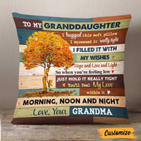 Personalized Mom Grandma Daughter Granddaughter Hug This Pillow FB91 24O47 thumb 1