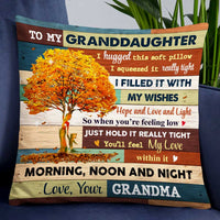 Personalized Mom Grandma Daughter Granddaughter Hug This Pillow FB91 24O47 thumb 1