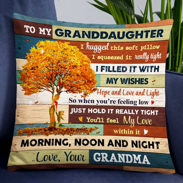 Personalized Mom Grandma Daughter Granddaughter Hug This Pillow FB91 24O47 1