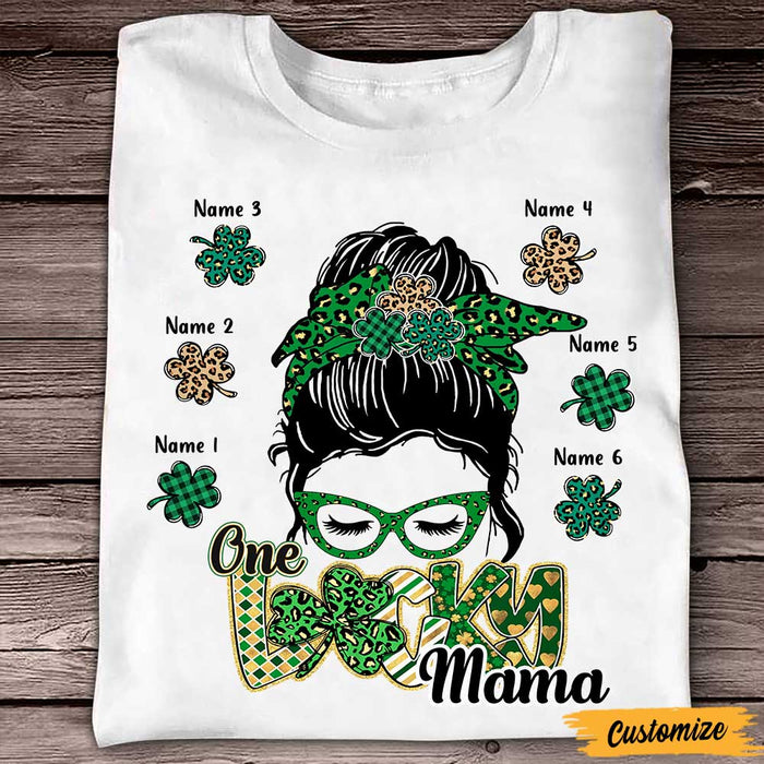Personalized Mom Grandma Patrick's Day T Shirt JR213 30O47 1