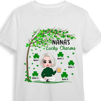 Personalized Mom Grandma Patrick's Day T Shirt JR215 30O36 thumb 1