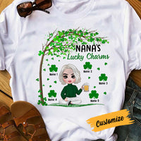 Personalized Mom Grandma Patrick's Day T Shirt JR215 30O36 thumb 1