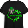 Personalized Mom Grandma Patrick's Day Elephant T Shirt JR211 23O36 1
