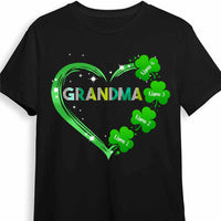 Personalized Mom Grandma Patrick's Day T Shirt JR216 26O34 thumb 1