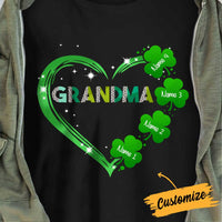 Personalized Mom Grandma Patrick's Day T Shirt JR216 26O34 thumb 1