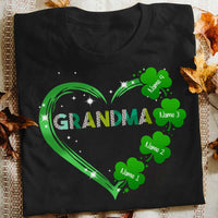 Personalized Mom Grandma Patrick's Day T Shirt JR216 26O34 thumb 1