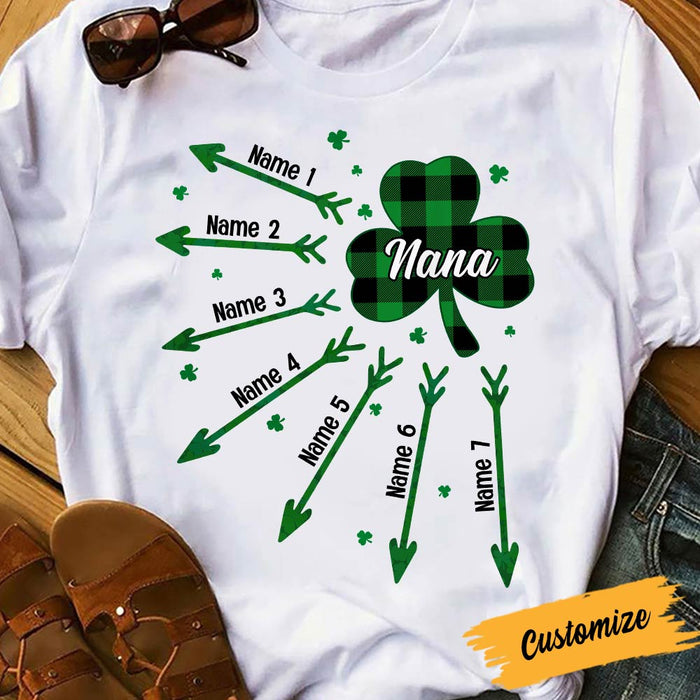 Personalized Grandma Patrick's Day T Shirt JR216 95O57 1