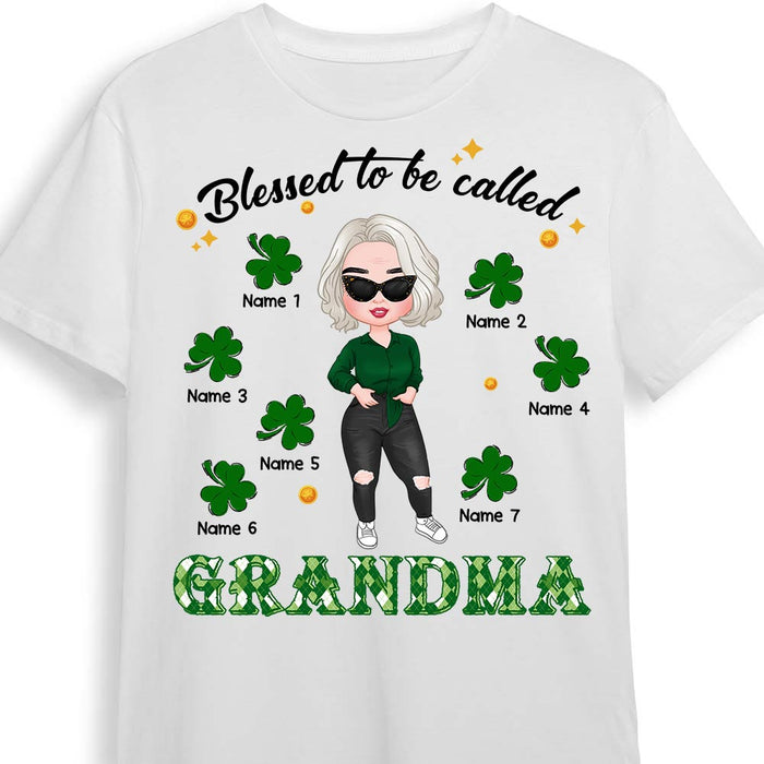 Personalized Mom Grandma Patrick's Day T Shirt JR212 26O58 1