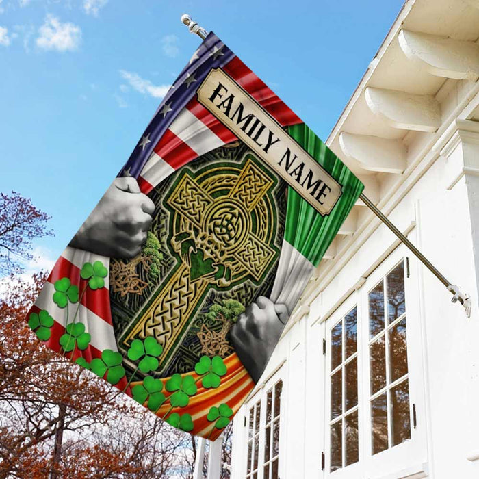 Personalized Patrick's Day Proud Irish Flag JR215 95O57 1