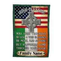 Personalized Patrick's Day Proud Irish Flag JR214 95O57 thumb 1