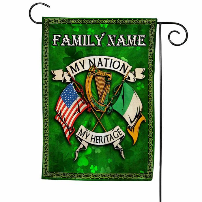 Personalized Patrick's Day Proud Irish Flag JR213 26O34 1