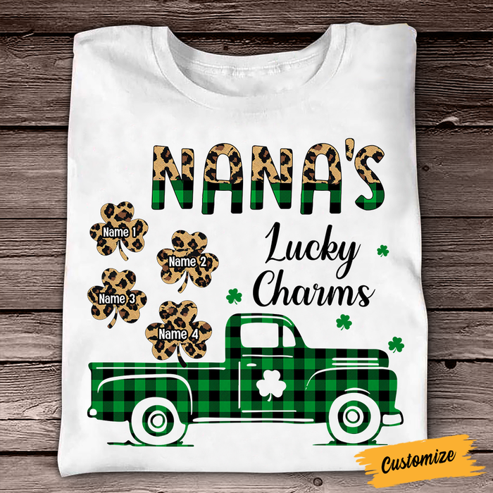 Personalized Mom Grandma Patrick's Day T Shirt JR216 23O24 1