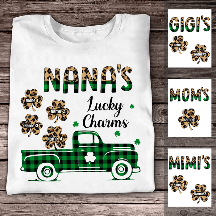 Personalized Mom Grandma Patrick's Day T Shirt JR216 23O24 1