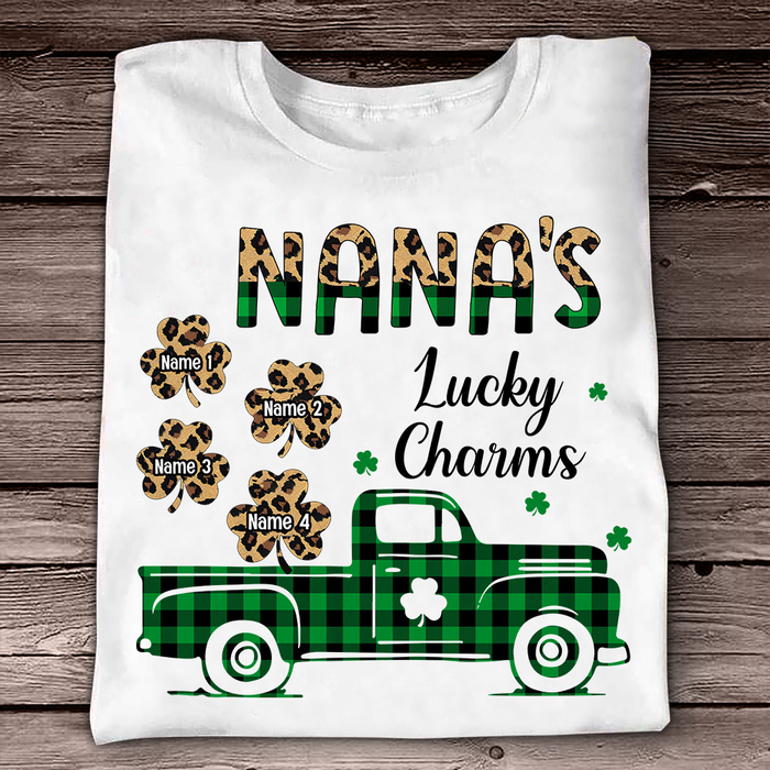 Personalized Mom Grandma Patrick's Day T Shirt JR216 23O24 1