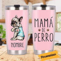 Personalized Dog Mom Spanish Mamá Perro Steel Tumbler JR241 95O36 thumb 1