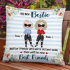 Personalized Old Friends Pillow JR242 30O47 1