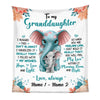 Personalized To My Granddaughter Elephant Blanket SB281 24O53 1