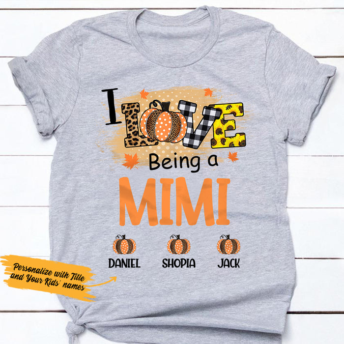 Personalized Grandma Fall T Shirt AG223 87O36 1