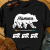 Personalized Grandma Mom Mamma Nonna Bear Italian T Shirt AP85 30O53 1